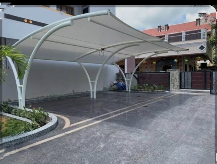 Kanopi Membran Parkiran Depok Modern