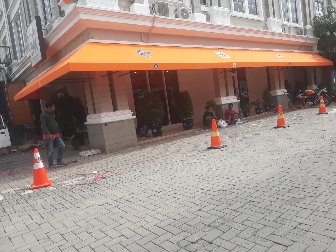 Desain Kanopi Kain Komersial