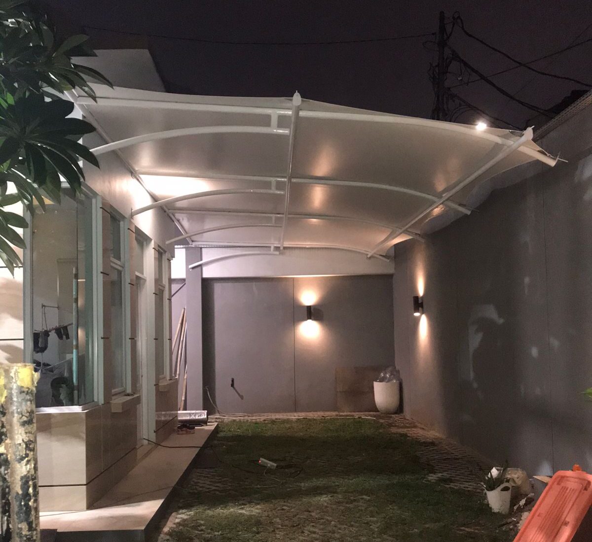 Pemasangan Kanopi Srijaya Canopy